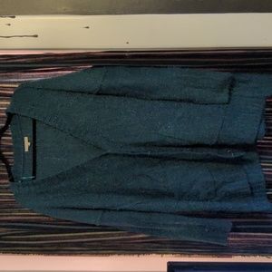 Dark teal cardigan